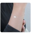 Flower Silver Bracelet BRS-1113